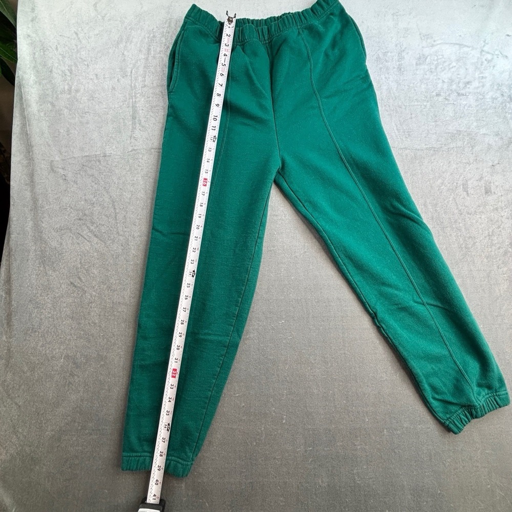 Vintage YSL Sweatpants Green Joggers Embroidered Logo Men's S - Picture 4 of 12